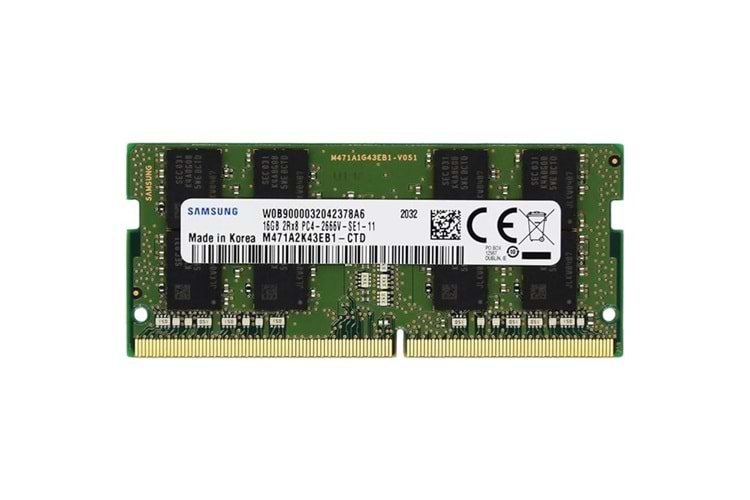 SAMSUNG 16GB DDR4 2666MHZ NOTEBOOK RAM VALUE M471A2K43CB1-CTD