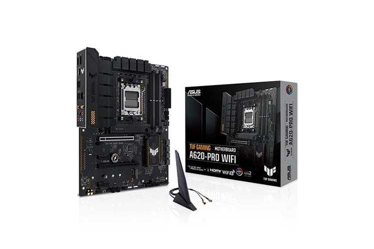 ASUS TUF GAMING A620-PRO WIFI-6 DDR5 HDMI-DP PCIE 4.0 AM5 ATX