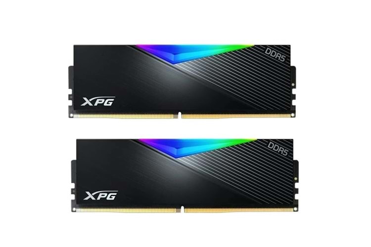XPG 32GB (2X 16GB) DDR5 6400MHZ CL30 DUAL KIT RGB PC RAM LANCER BLACK X5U6400C3216G-DCLARBK