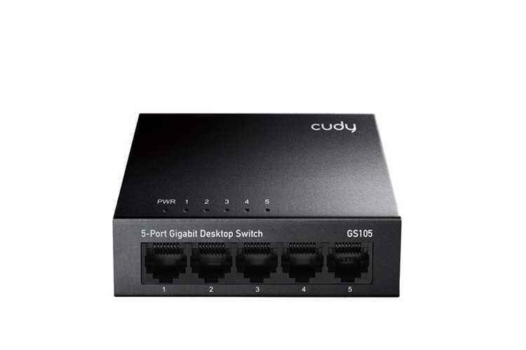 CUDY GS105 5 Port Gigabit Yönetilemez Desktop Metal Kasa Switch