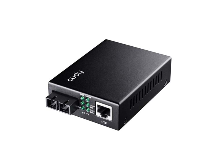 CUDY MC100GSA-20 Gigabit SC-SM Media Converter