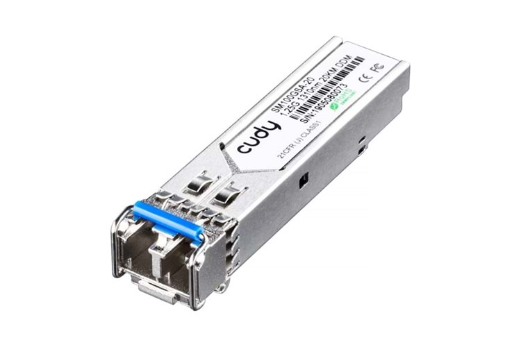 CUDY SM100GSA-20 Singlemode 1.25Gb/s Fiber SFP Modül
