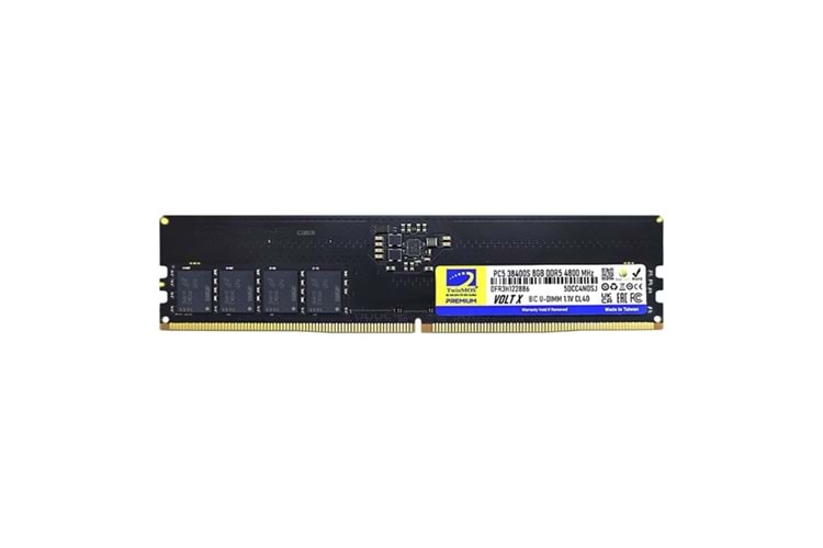 TWINMOS 8GB DDR5 4800MHZ CL40 PC RAM VOLTX TMD58GB4800U40