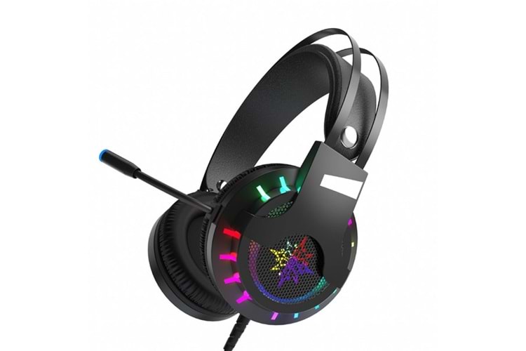 INCA IGK-X10 7.1 Surround RGB Siyah Kulaküstü Mikrofonlu Kulaklık