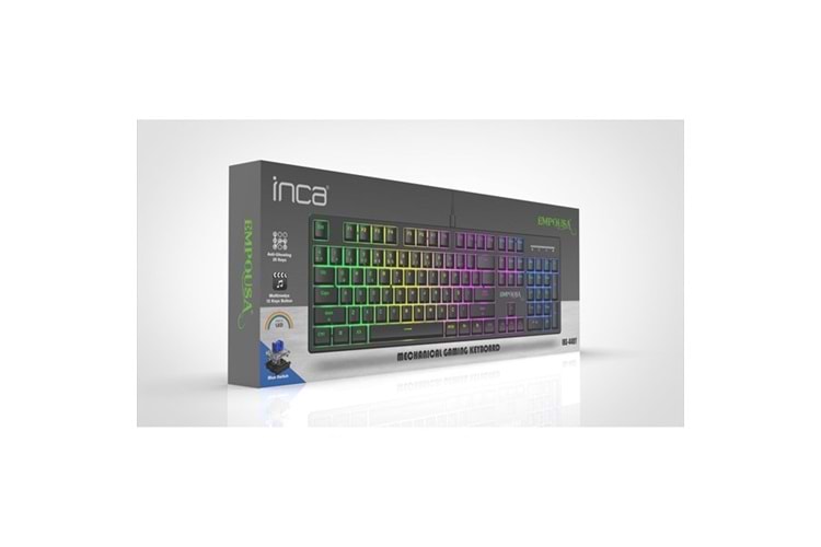 	INCA IKG-440T BLUE SWİTCH MEKANİK KLAVYE KLAVYE EMPOUSA