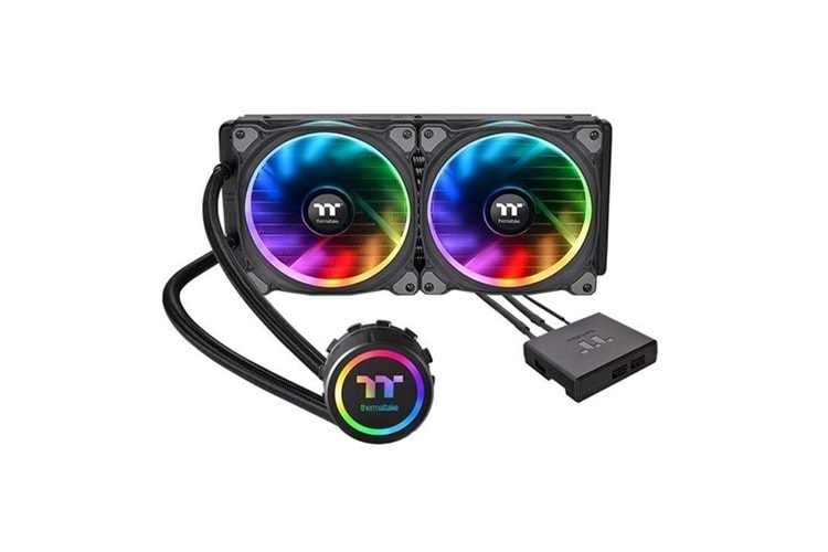 THERMALTAKE 280MM FLOE RIING PLUS CL-W167-PL14SW-A RGB AM4-2066P SIVI SOĞUTMALI İŞLEMCİ FANI