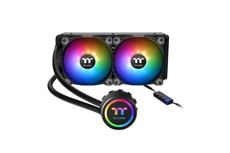 THERMALTAKE 240MM WATER 3.0 240 CL-W233-PL12SW-B ARGB AM4-2066P SIVI SOĞUTMALI İŞLEMCİ FANI