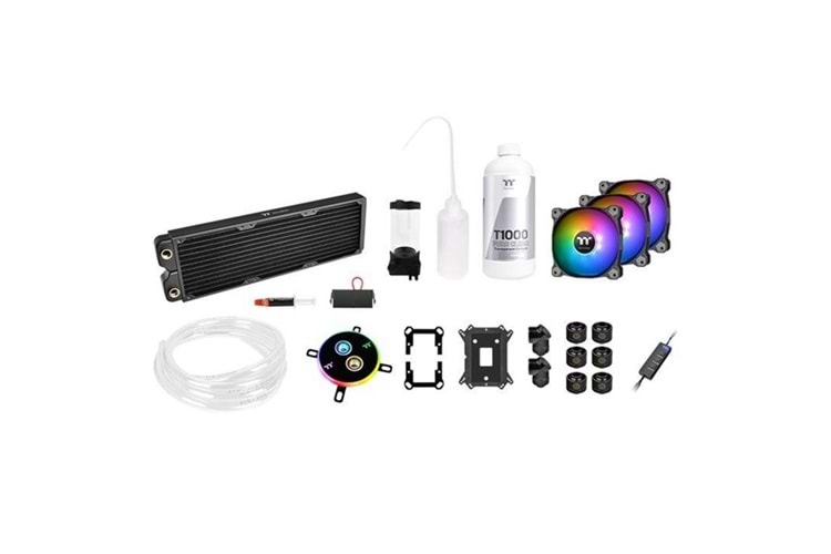 Thermaltake CL-W253-CU12SW-A Pacific C360 DDC ARGB 3x120mm Fanlı, Soft Tube, Custom Sıvı Soğutma Kiti (AM4, LGA2066)