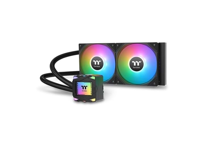 THERMALTAKE 240MM LA240 CL-W457-PL12SW-A AM5-1851P RGB SIVI SOĞUTMALI İŞLEMCİ FANI