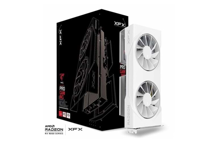 XFX 8GB RX9060XT SWIFT OC WHITE RX-96TSW8GWQ GDDR6 128Bit PCIE 5.0 BEYAZ