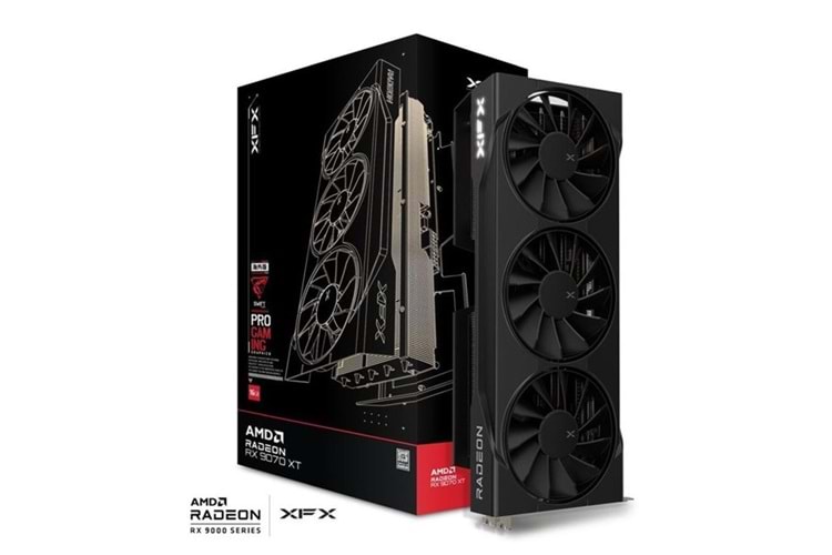 XFX 16GB RX9070XT SWIFT RX RX-97TSWF3B9 GDDR6 256Bit PCIE 5.0