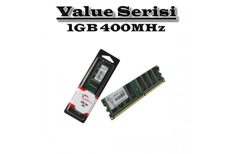 GSKILL 1GB DDR1 400MHZ PC RAM VALUE F1-3200PHU1-1GBNT