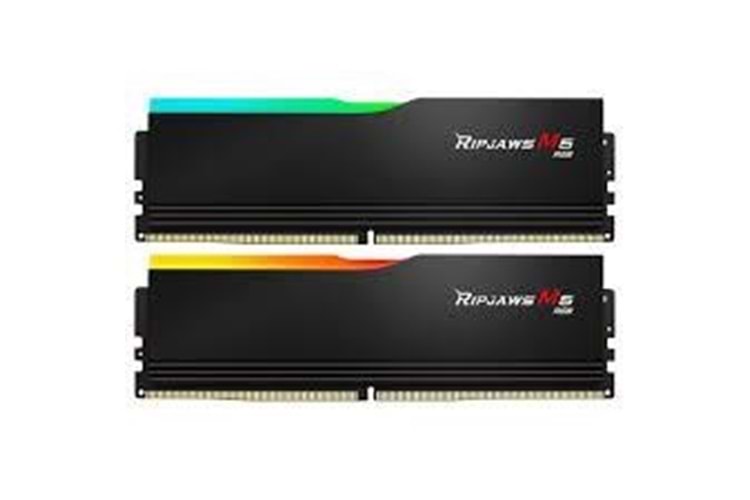 GSKILL 32GB (2X 16GB) DDR5 6000MHZ CL36 RGB DUAL KIT PC RAM RIPJAWS M5 F5-6000J3648D16GX2-RM5RK