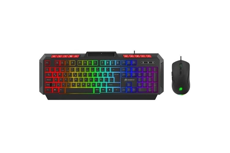 GAMEBOOSTER KM-11B GB-KM11B Knight Siyah Gaming Klavye Mouse Set