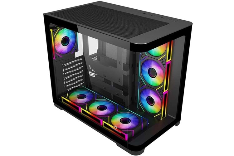GAMEBOOSTER GB-G2851BB SEA WIEW 7-RGB FANLI GAMING MID-TOWER PC KASASI