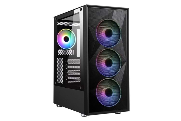 POWERBOOST 650W 80+ PB-P3509BB GAMING MID-TOWER PC KASASI
