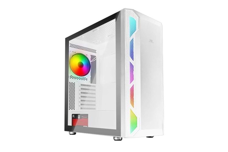 POWERBOOST VK-G3701W 4-RGB FANLI GAMING MID-TOWER PC KASASI BEYAZ