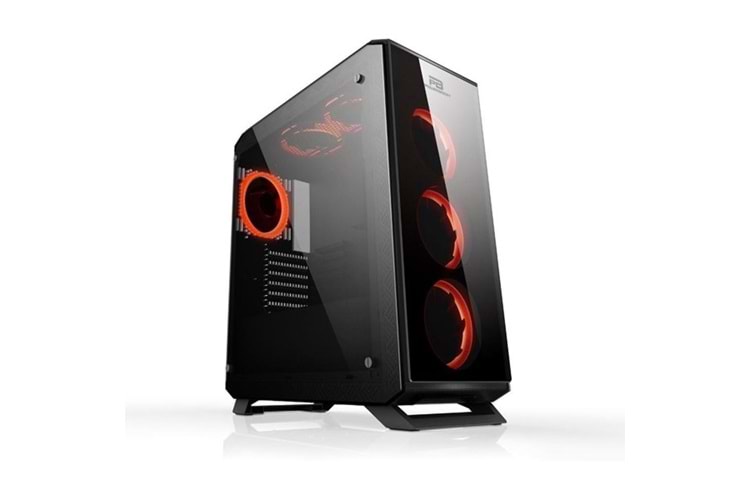 POWERBOOST VK-G3903S 6-HALO FANLI GAMING MID-TOWER PC KASASI