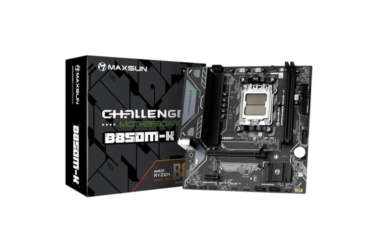 MAXSUN CHALLENGER B850M-K DDR5 HDMI PCIE 5.0 AM5 MATX