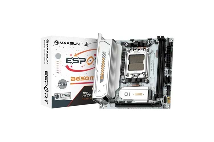MAXSUN MS-eSport B650ITX WIFI ICE DDR5 HDMI-DP PCIE 5.0 AM5 MITX