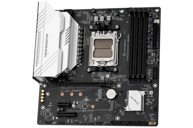 MAXSUN TERMINATOR B650M DDR5 HDMI-DP TYPEC PCIE 4.0 AM5 MATX