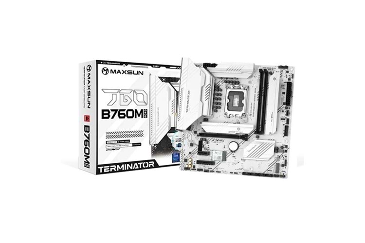 MAXSUN TEMINATÖR B760M GKD5 ICE DDR5 HDMI-DP PCIE 5.0 1700P MATX