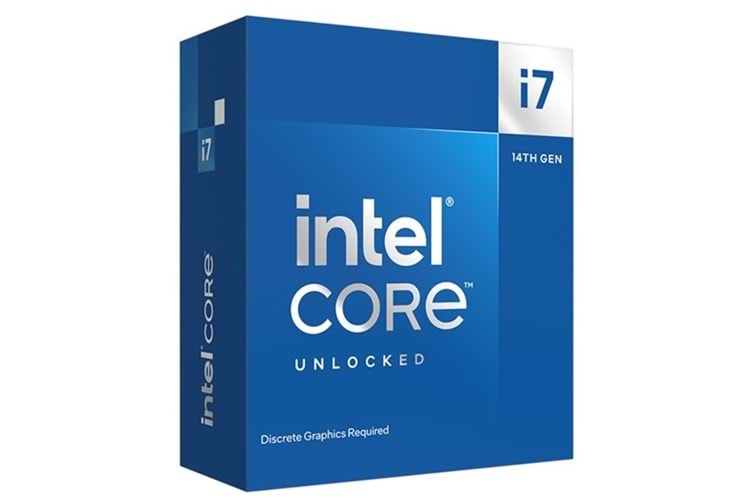 INTEL CORE i7 14700KF 61MB 12çekirdekli Vga Yok 1700p 125w Kutulu+Fansız
