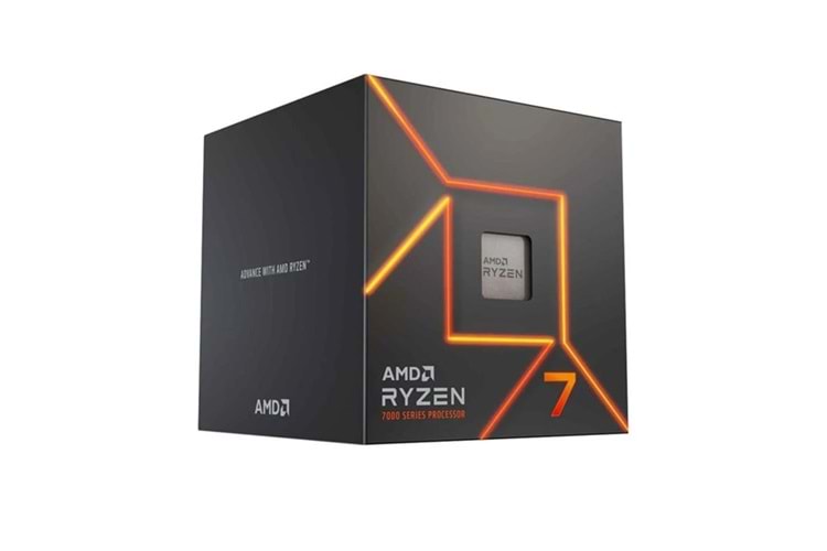 AMD RYZEN 7 7700 40MB 8çekirdekli O/B UHD AM5 105w Kutulu+Fanlı
