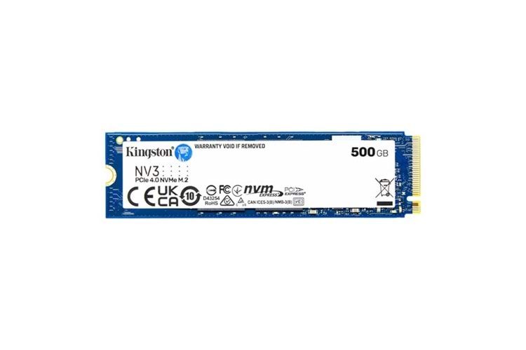  KINGSTON 500GB NV3 SNV3S/500G 5000-3000MB/s M2 NVME GEN4 DİSK