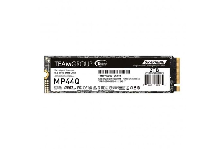 TEAM 2TB MP44Q TM8FFD002T0C101 7400-6500MB/s M2 NVME GEN4 DİSK
