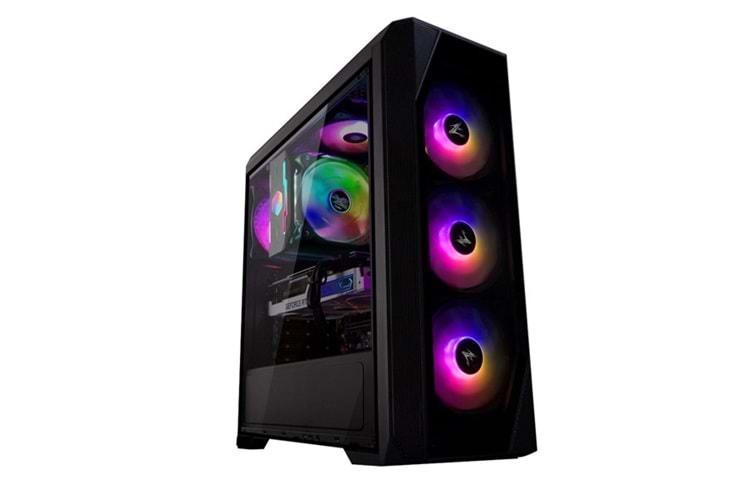 ZALMAN 600W N5-TF 4-RGB FANLI GAMING MID-TOWER PC KASASI
