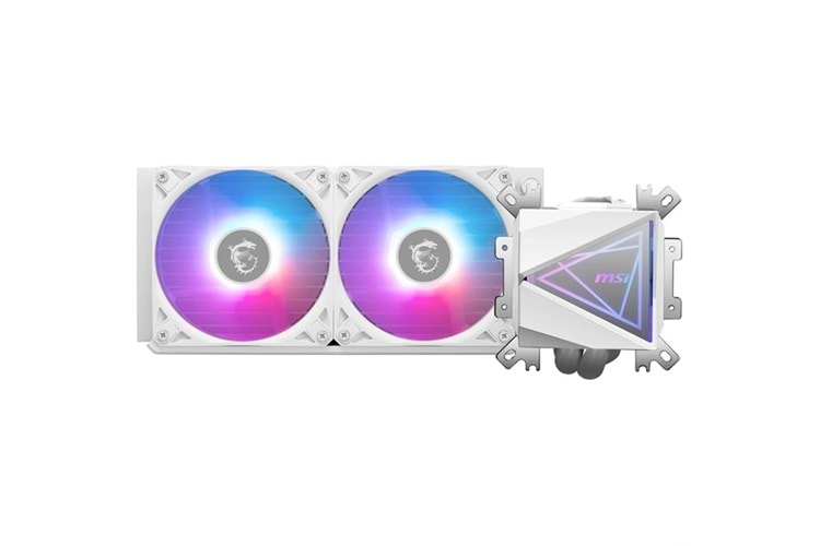 MSI 240MM MAG CORELIQUID I240 RGB AM5-1700P SIVI SOĞUTMALI İŞLEMCİ FANI BEYAZ
