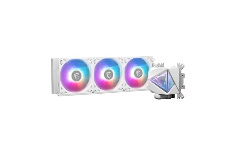 MSI 360MM MAG CORELIQUID I360 RGB AM5-1700P SIVI SOĞUTMALI İŞLEMCİ FANI BEYAZ