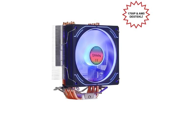 FRISBY FCL-F1336C ARGB AM5-1700P HAVA SOĞUTMALI İŞLEMCİ FANI