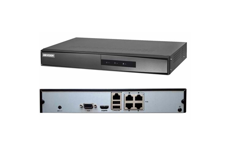 HIKVISION 4kanal 1080p DS-7104NI-Q1/M 1X- H265+ NVR Kayıt Cihazı