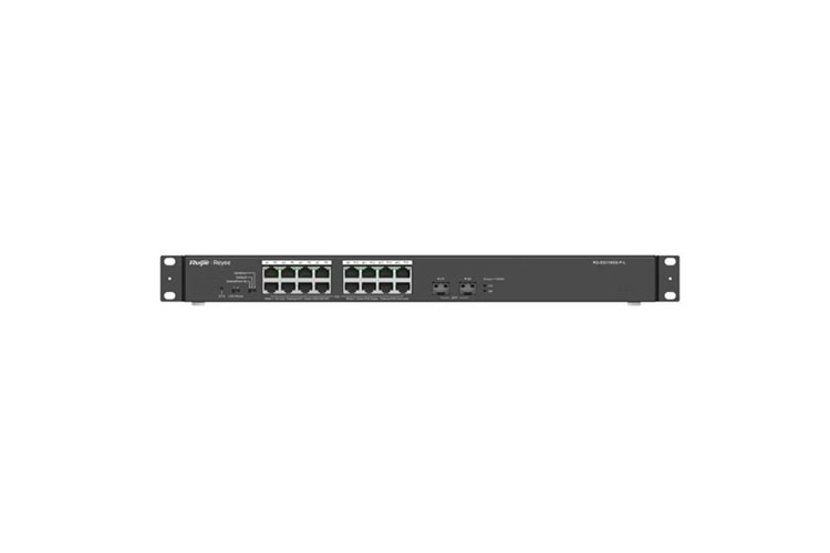 RUIJIE 16port 247w FULL PoE RG-ES118GS-P GIGABIT 2X SFP Yönetilemez Switch RackMount