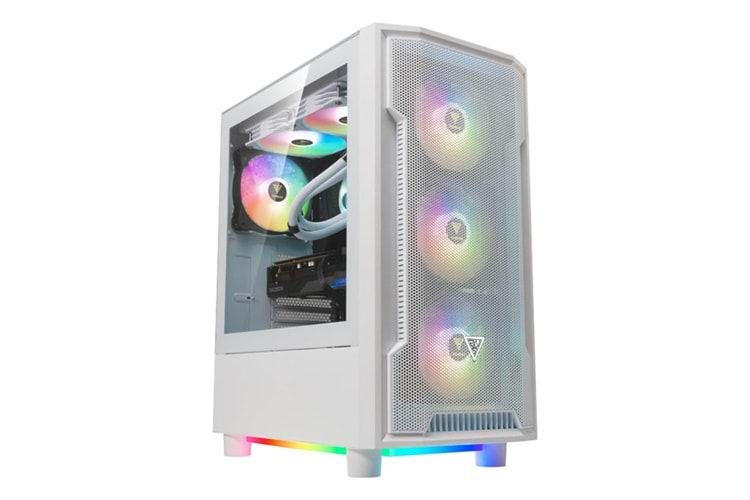 GAMDIAS 750W 80+ BRONZE ATHENA M6 LITE WH GAMING MID-TOWER PC KASASI BEYAZ