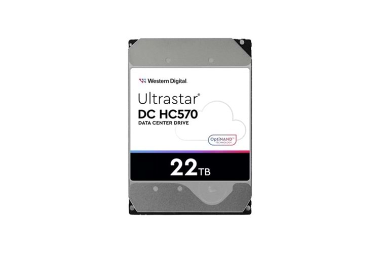 WD 22TB Ultrastar DC HC570 0F48155 512MB 7200RPM DAATCENTRE SAS DİSK