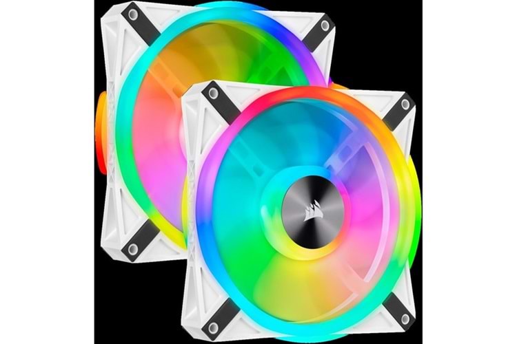CORSAIR QL140-2 CO-9050106-Ww 14CM RGB KASA FANI+KONTROL ÜNİTELİ 2-Lİ PAKET BEYAZ