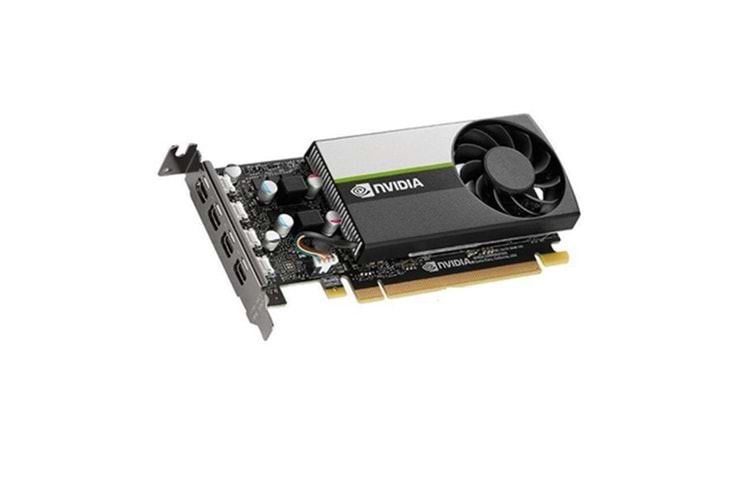 PNY T1000 4GB QUADRO VCNT1000-SB GDDR6 128bit 4X mDP PCIe 16X v3.0 KUTUSUZ