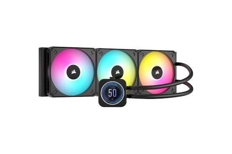 CORSAIR 420MM H170i LCD XT ELITE CW-9060076-WW RGB SIVI SOĞUTMALI AM5-1700P İŞLEMCİ FANI