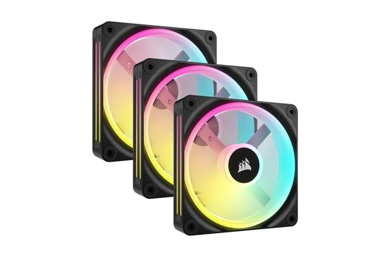 CORSAIR QX120 CO-9051002-Ww 120MM RGB KASA FANI HUB KIT 3-LÜ PAKET