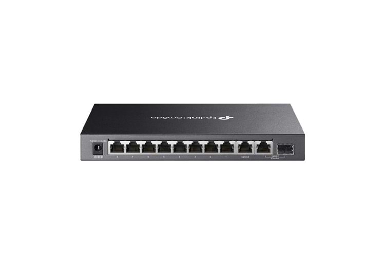 TP-LINK 8port DS110GMP GIGABIT 1-SFP 2-UPLINK 123W FULL POE YÖNETİLEMEZ SWITCH