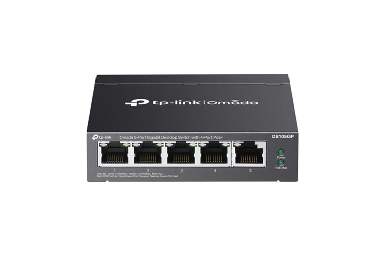 TP-LINK 5port DS105GP GIGABIT 4port 65w PoE Switch