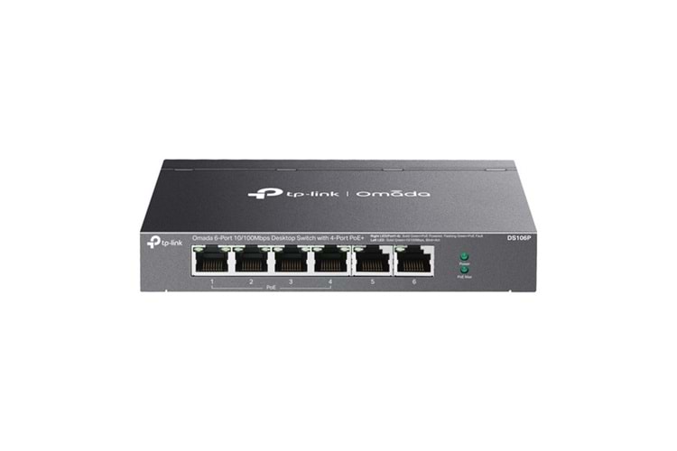 TP-LINK 5port DS106P 10/100 67W 4port POE YÖNTİLEMEZ SWITCH
