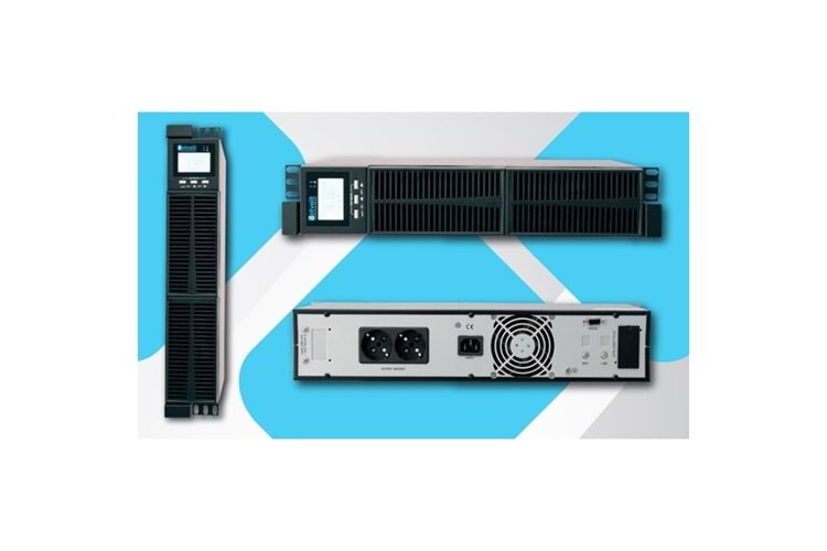 DOTVOLT 1KVA UPS-00008 1-1 RT Online Rack Tipi UPS 