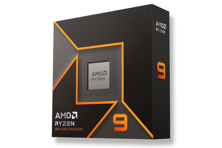 AMD RYZEN 9 9950X 80MB 16çekirdekli O/B UHD AM5 170w Kutulu+Fansız