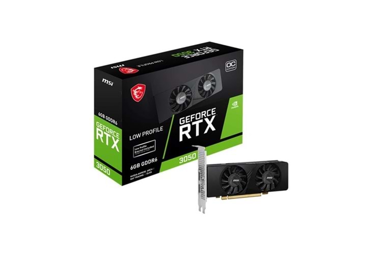 MSI 6GB RTX3050 LP 6G OC 6GB GDDR6 96bit HDMI-DP PCIE 4.0