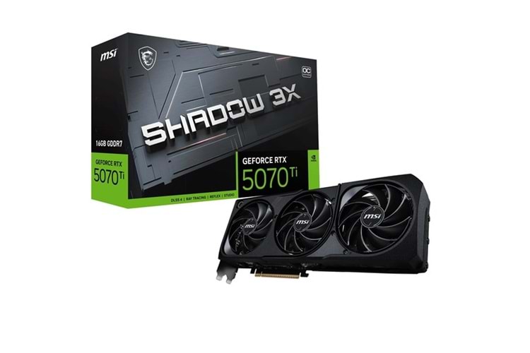 MSI RTX5070TI 16GB SHADOW 3X OC 16G GDDR7 256bit HDMI DP PCIe 5.0