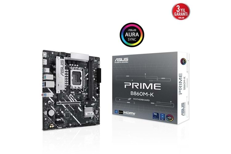 ASUS PRIME B860M-K DDR5 HDMI DP PCIE 5.0 1851p mATX